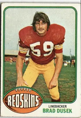 1976 Topps #31 Brad Dusek - Football Card Single