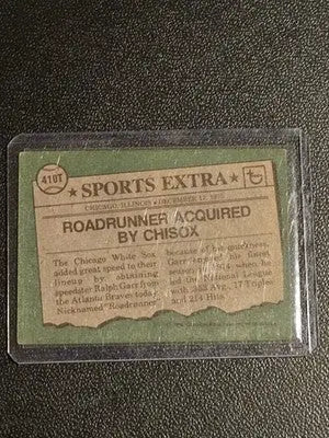1976 Topps #410T Ralph Garr Traded - Baseball Card Single