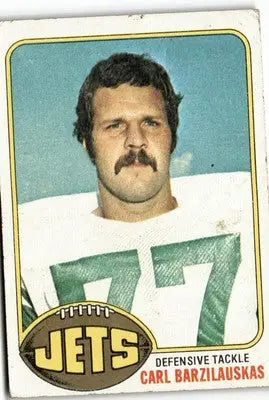 1976 Topps #423 Carl Barzilauskas - Football Card Single