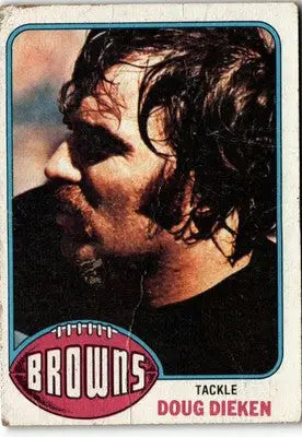 1976 Topps #438 Doug Dieken - Football Card Single