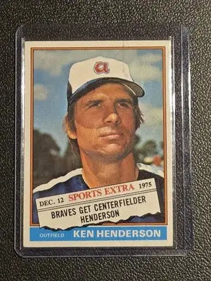 1976 Topps #464T Ken Henderson Traded - Baseball Card Single