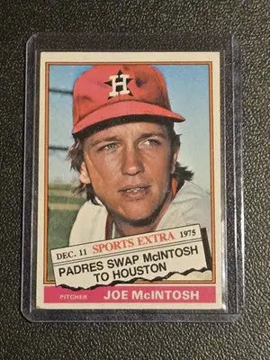 1976 Topps #497T Joe McIntosh Traded - Baseball Card Single
