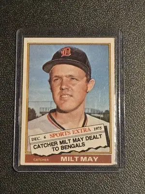 1976 Topps #532T Milt May Traded - Baseball Card Single