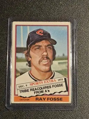 1976 Topps #554T Ray Fosse Traded - Baseball Card Single