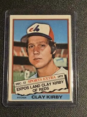 1976 Topps #579T Clay Kirby Traded - Baseball Card Single