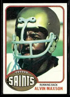 1976 Topps Alvin Maxson #83 RC New Orleans Saints - Football Card Single