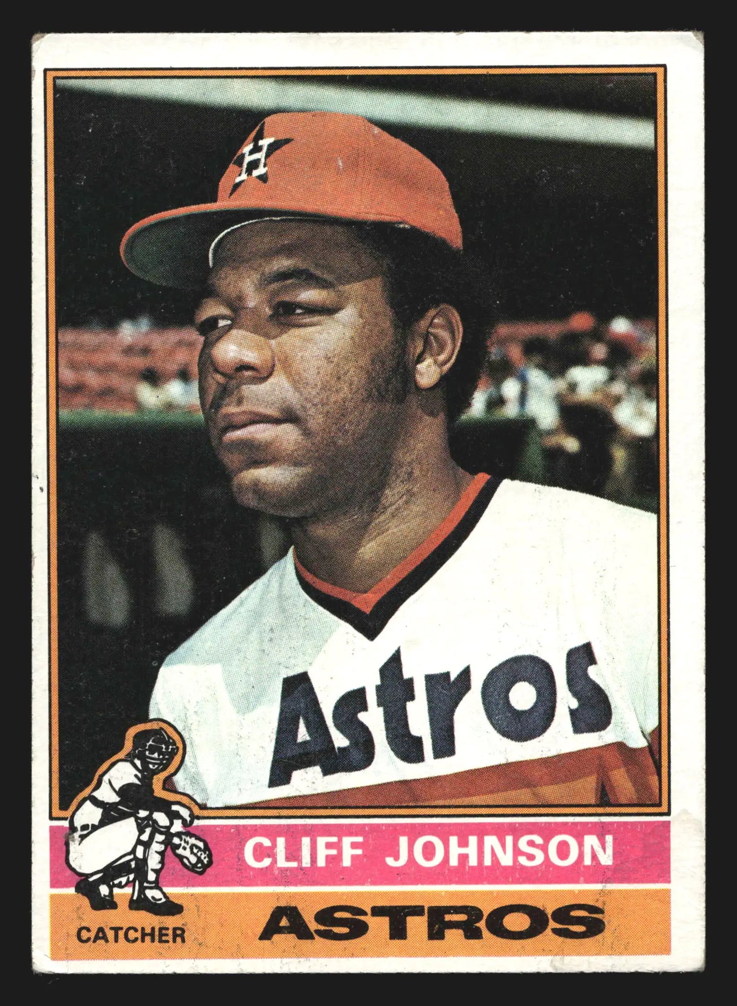 1976 Topps Cliff Johnson #249 Houston Astros - Baseball Card Single