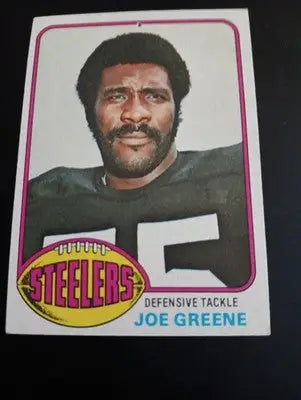 1976 Topps - Joe Greene #245. Pittsburgh Steelers. EX - EX+