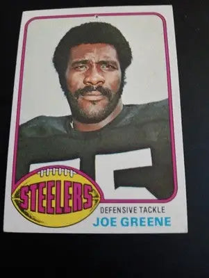 1976 Topps - Joe Greene #245. Pittsburgh Steelers. EX - EX+