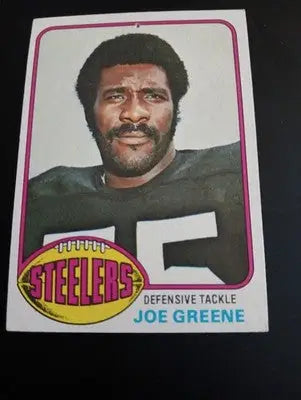 1976 Topps - Joe Greene #245. Pittsburgh Steelers. EX - EX+