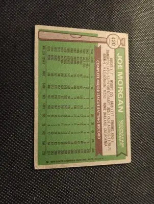 1976 Topps - Joe Morgan #420. Reds. corner damage. VG - VG+