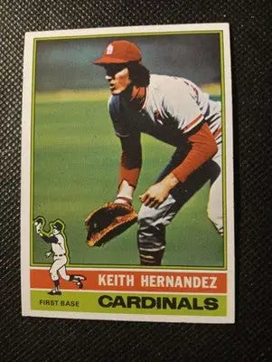 1976 Topps - Keith Hernandez #542. SL Cardinals. EX+ - Baseball Card Single