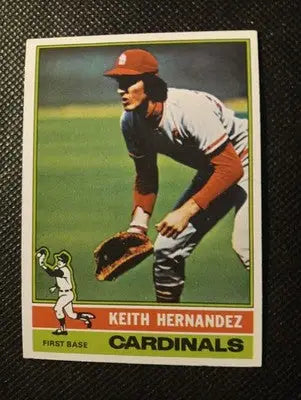 1976 Topps - Keith Hernandez #542. SL Cardinals. EX+ - Baseball Card Single
