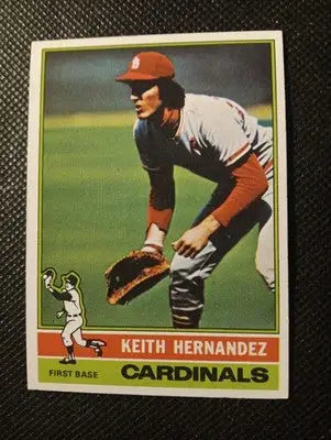 1976 Topps - Keith Hernandez #542. SL Cardinals. EX+ - Baseball Card Single