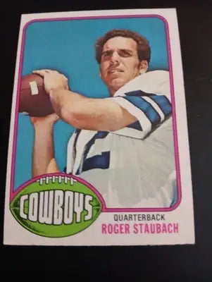 1976 Topps - Roger Staubach #395. Dallas Cowboys. EX