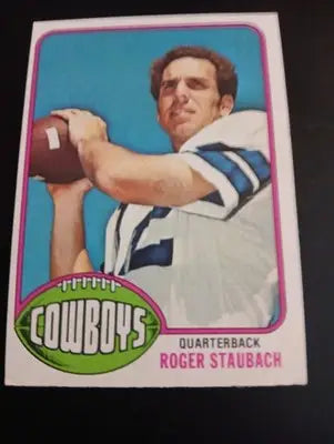 1976 Topps - Roger Staubach #395. Dallas Cowboys. EX