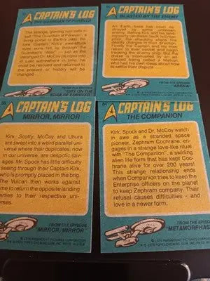 1976 Topps Star Trek Cards - Starter Lot. 18 Cards. Gorgeous Condition. NRMT+ - Star Trek Card Single
