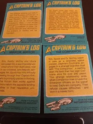 1976 Topps Star Trek Cards - Starter Lot. 18 Cards. Gorgeous Condition. NRMT+ - Star Trek Card Single