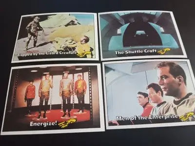 1976 Topps Star Trek Cards - Starter Lot. 18 Cards. Gorgeous Condition. NRMT+ - Star Trek Card Single