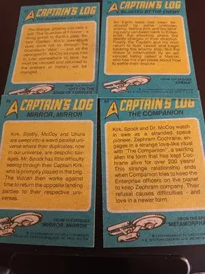 1976 Topps Star Trek Cards - Starter Lot. 18 Cards. Gorgeous Condition. NRMT+ - Star Trek Card Single