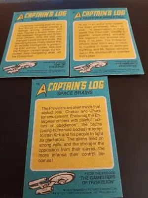 1976 Topps Star Trek Cards - Starter Lot. 18 Cards. Gorgeous Condition. NRMT+ - Star Trek Card Single