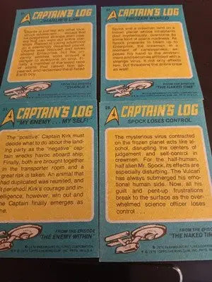 1976 Topps Star Trek Cards - Starter Lot. 18 Cards. Gorgeous Condition. NRMT+ - Star Trek Card Single