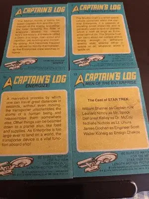 1976 Topps Star Trek Cards - Starter Lot. 18 Cards. Gorgeous Condition. NRMT+ - Star Trek Card Single