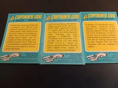 1976 Topps Star Trek Cards - Starter Lot. 18 Cards. Gorgeous Condition. NRMT+ - Star Trek Card Single