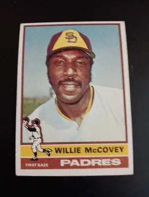 1976 Topps - Willie McCovey #520. Padres. EX - Baseball Card Single