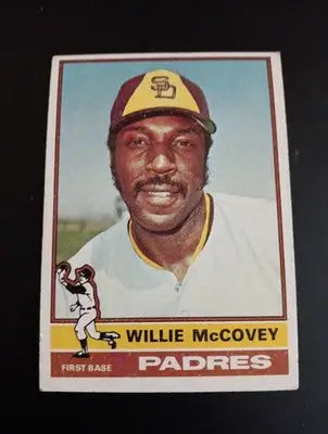 1976 Topps - Willie McCovey #520. Padres. EX - Baseball Card Single