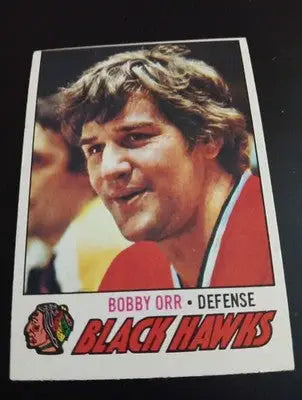 1977-78 Topps - Bobby Orr #251. Chicago Black Hawks. EX - Hockey Card Single