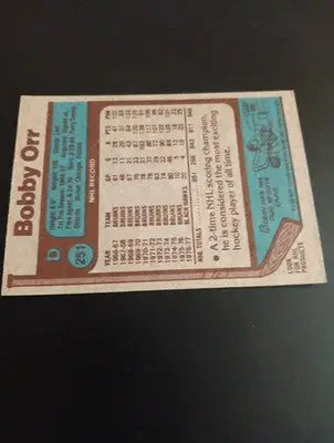 1977-78 Topps - Bobby Orr #251. Chicago Black Hawks. EX - Hockey Card Single
