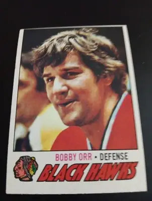 1977-78 Topps - Bobby Orr #251. Chicago Black Hawks. EX - Hockey Card Single