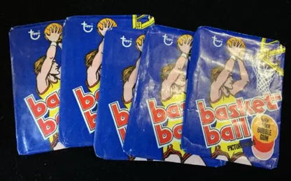 Vintage 1977-78 Topps NBA Trading Cards empty card wrappers and gum pieces lot