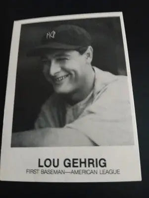 1977-84 TCMA Renata Galasso - Series 5 Lou Gehrig #181. NY Yankees. EX+ - Baseball Card Single