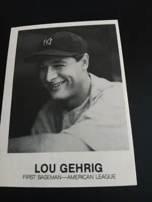 1977-84 TCMA Renata Galasso - Series 5 Lou Gehrig #181. NY Yankees. EX+ - Baseball Card Single
