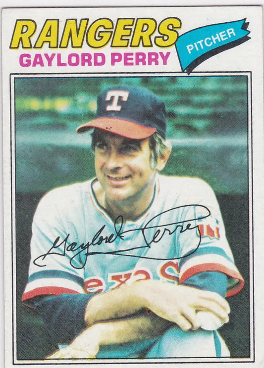 1977 Topps #152 Gaylord Perry Texas Rangers - Baseball Card Single