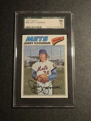 1977 Topps #300 Jerry Koosman SGC 7.5 - Baseball Card Single