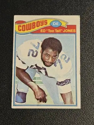 1977 Topps #314 Ed ’Too Tall’ Jones - Football Card Single