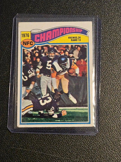 1977 Topps #527 1976 NFC Championship