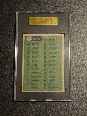 1977 Topps #562 Checklist: 529-660 SGC 8 - Baseball Card Single