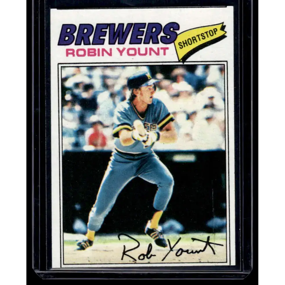 1977 Topps #635 Robin Yount EX Milwaukee Brewers Baseball Card