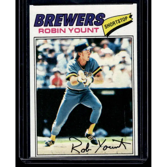 1977 Topps #635 Robin Yount EX Milwaukee Brewers Baseball Card