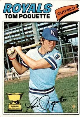 1977 Topps #93 Tom Poquette - Baseball Card Single