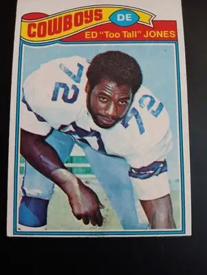 1977 Topps - Ed ’Too Tall’ Jones #314. Dallas Cowboys. EX - EX+