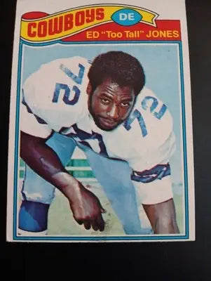 1977 Topps - Ed ’Too Tall’ Jones #314. Dallas Cowboys. EX - EX+