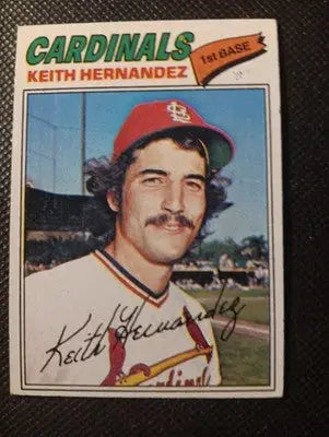 1977 Topps - Keith Hernandez #95. SL Cardinals. EX - Baseball Card Single