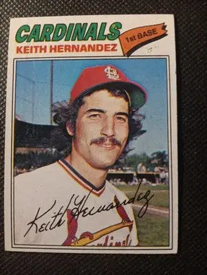 1977 Topps - Keith Hernandez #95. SL Cardinals. EX - Baseball Card Single