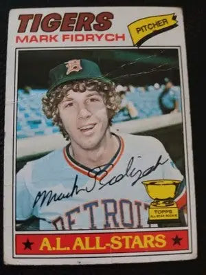 1977 Topps - Mark Fidrych #265 (RC). Detroit Tigers. VG+ - Baseball Card Single