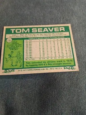 1977 Topps - Tom Seaver #150. NY Mets. EX - Baseball Card Single